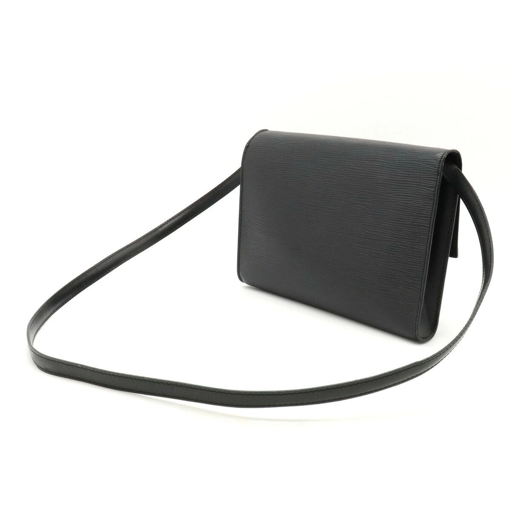 Louis Vuitton Black Arche Noir Shoulder Clutch Bag Pochette Crossbody Epi
